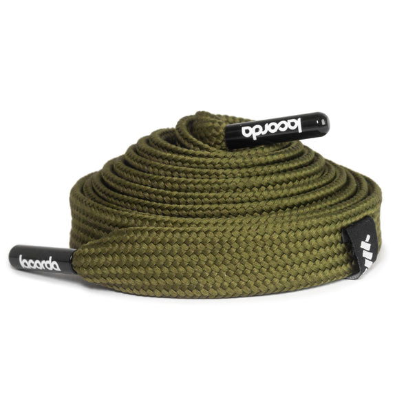 Olive Shoelace Belt