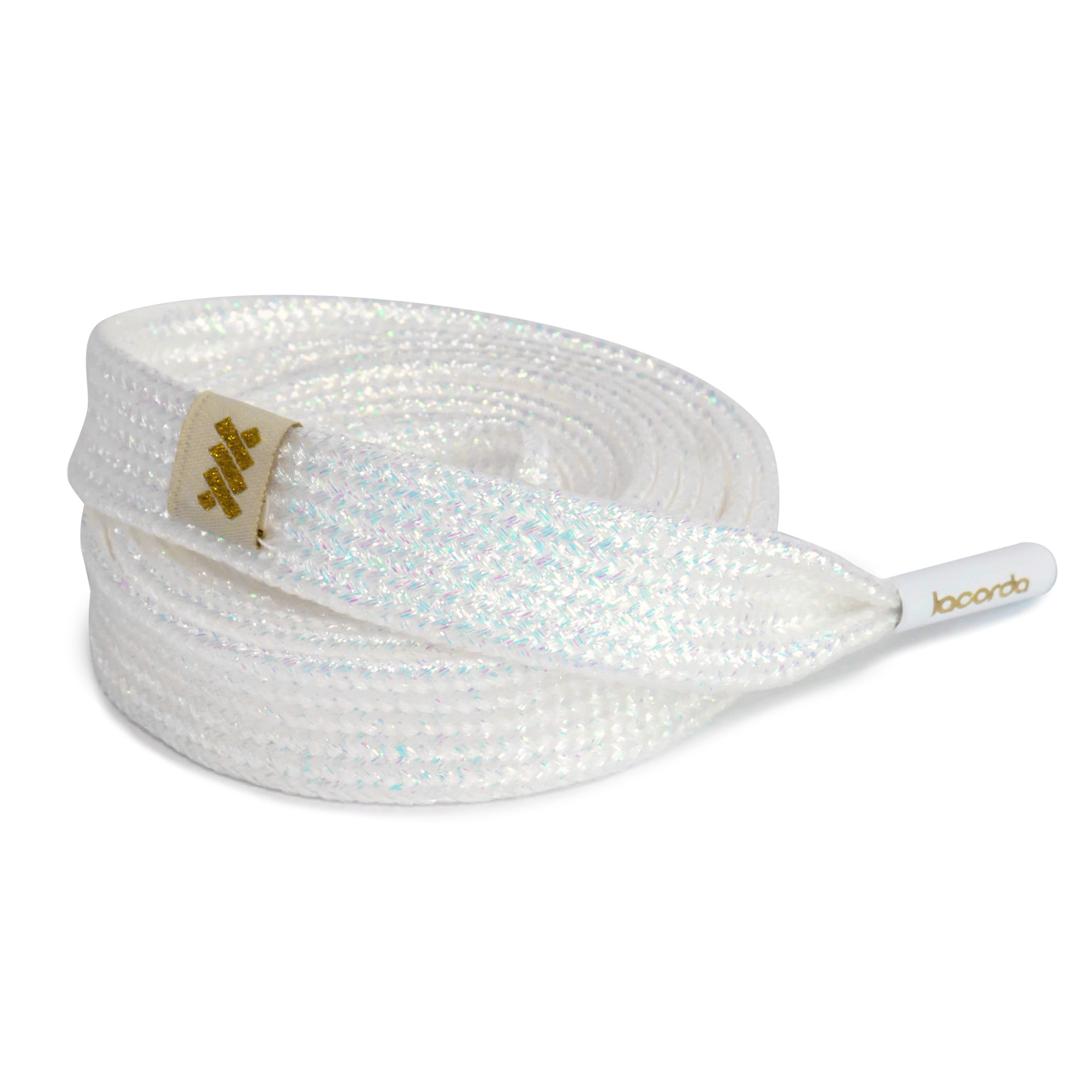 WHITE PEARL SHOELACE BELT | Lacorda Threads