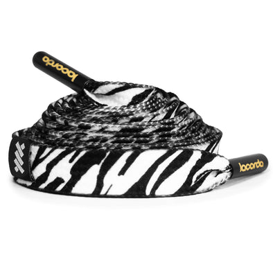 Zebra Print Shoelace Belt