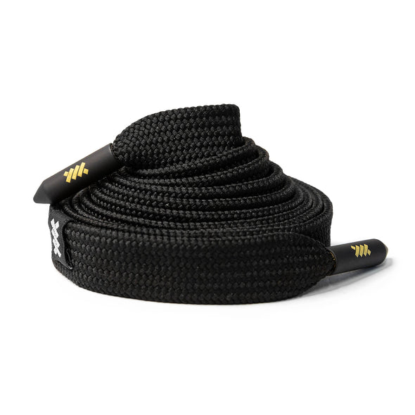 Black Shoelace Belt w/ Interchangeable Aglets