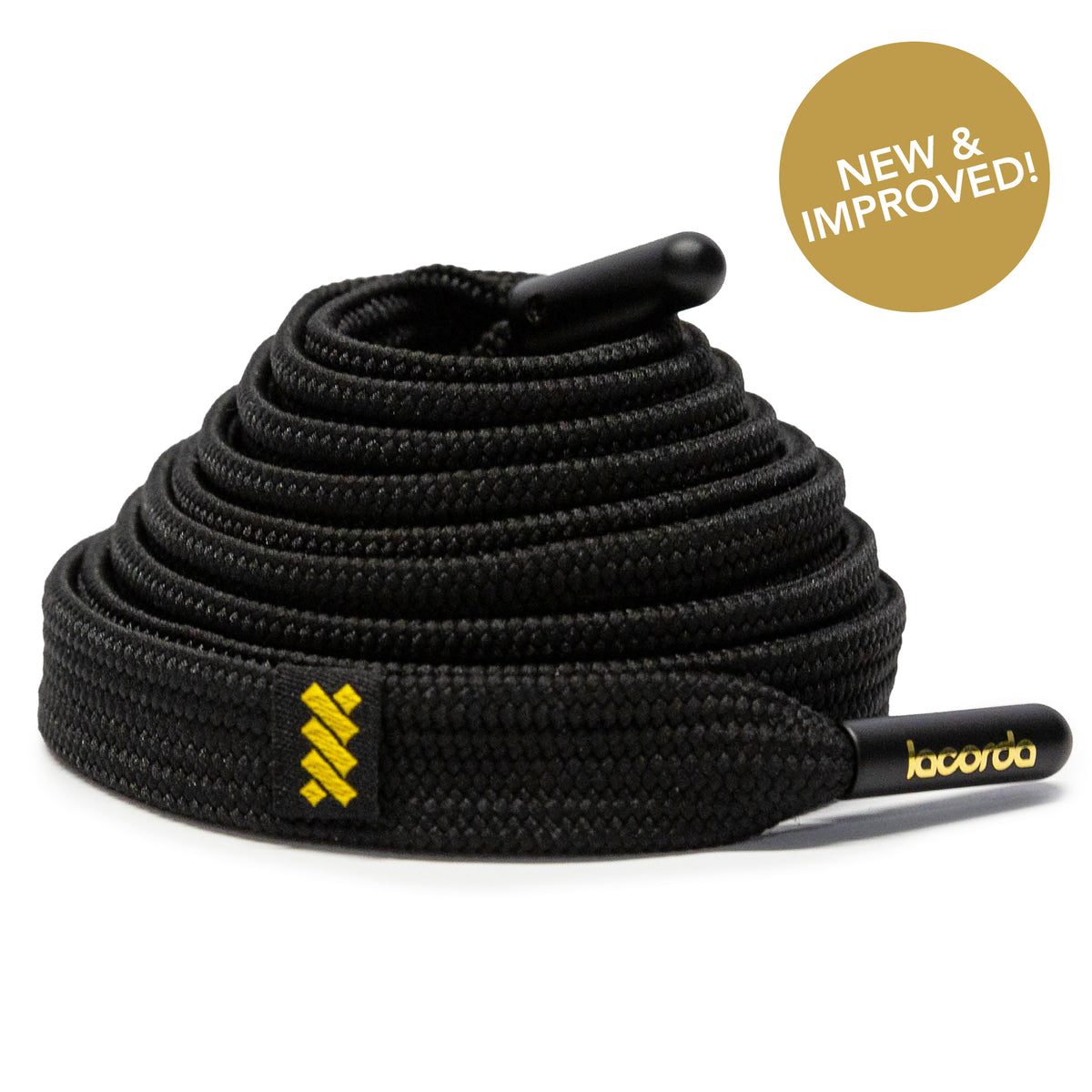 Shoelace Belt Black Lacorda Threads