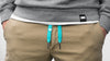 Teal Shoelace Belt